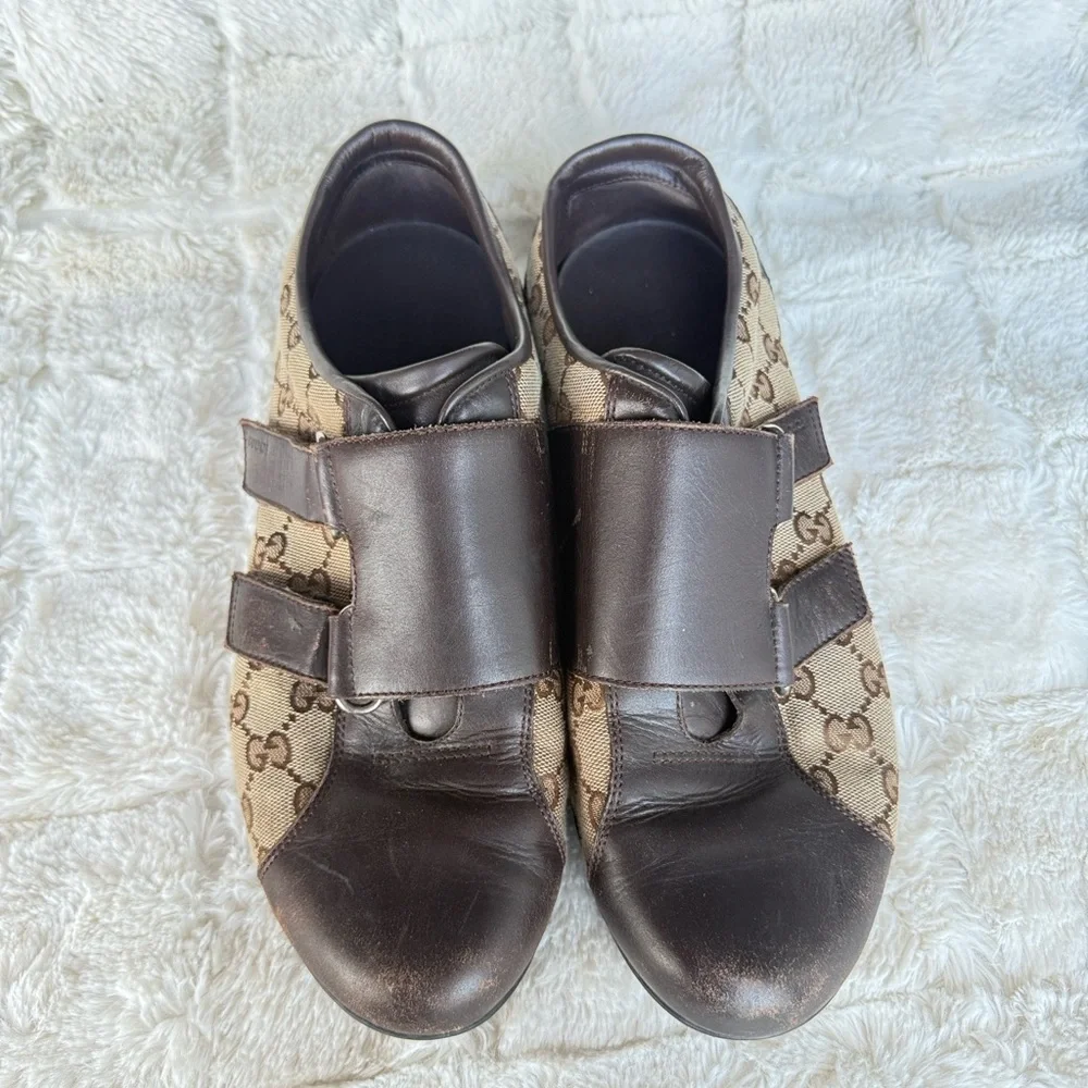 Gucci Brown and Tan Men's Sneakers - Picture 3 of 7